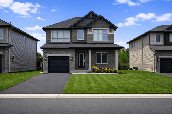 Standard detached residential lawn